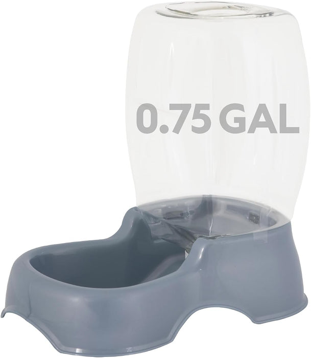 Pet Cafe Gravity Water Dispenser, 0.75 GAL, Pearl Gray