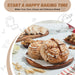 Sourdough Proofing Basket Gift Set, 9" Round and 10" Oval Banneton Bread Baking Supplies, Sourdough Baskets with Bread Lame, Danish Whish, Bowl Scraper, Sourdough Scraper, and Linen Liner