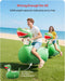 Inflatable Dinosaur Bouncy Hopper Toy, 2 Pack with Hand Pump