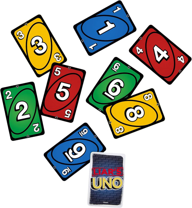 Liar’s UNO Card Game in Storage Tin,Ages 7+, 2-6 Players