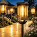 Solar Pathway Lights Outdoor 8 Pack, Bright Solar Garden Lights