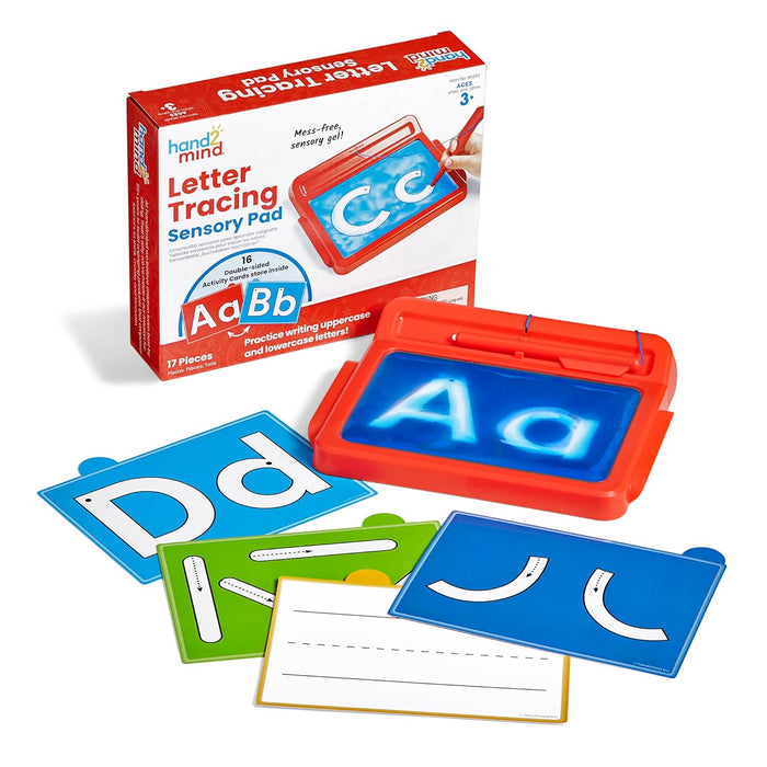 Letter Tracing Sensory Pad, Fine Motor Activities, Ages 3+