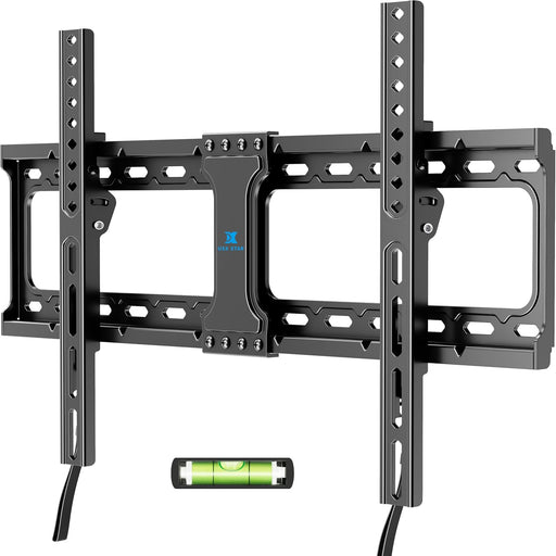 UL Listed Fixed TV Wall Mount for 37-86 Inch Screens, Low Profile TV Mount Fits 16", 18", 24" Studs, Wall Mount Bracket with Quick Release Lock, Max VESA 600x400mm, Holds up to 132 lbs by