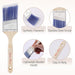 Bates- Paint Roller Kit, 19 pcs, Roller Set with Microfiber Sleeves & Frame