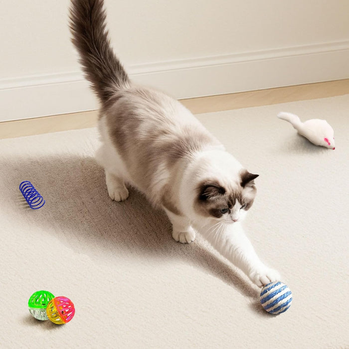 Cat Toys for Indoor Cats, 34 Pack Interactive Cat Toy Set for Kitten