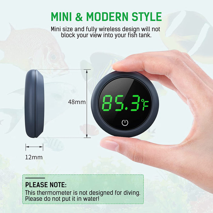 Aquarium Thermometer Digital, Highly Accurate Fish Tank Thermometer