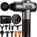 Massage Gun, Deep Tissue Back Massage for Athletes for Pain Relief, Percussion Massager with 10 Massages Heads & Silent 