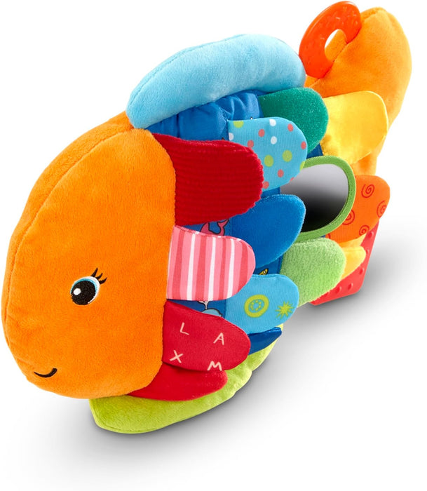 Melissa & Doug K’s Kids, Flip Fish Stuffed Animal, Soft Baby Book, Multi-Textured Squeaking & Crinkling Infant Sensory T
