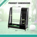 Two-Bag Wooden Golf Storage Rack