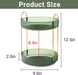 360 Rotating Makeup Organizer for Vanity,2 Tier Large Capacity Skincare Organizers,Bathroom Counter Organizer, Spinning 