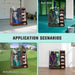 Two-Bag Wooden Golf Storage Rack