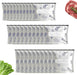 Reusable Aluminum Foil Sealable Storage Bags 30 Pcs, Thicken Stand Up Zip Lock Bags with Label for Food Vegetable Fruit 