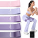 Resistance Bands for Working Out, 5-Pack Elastic Loop Exercise Bands for Strength Training Stretching, Home Gym Equipment for Pilates Yoga Physical Therapy, Leg Glute Arm Workout Kit for Women Men