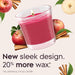 1-Wick Scented Candle Jar, Apple Cinnamon, Air Freshener Infused with Essential Oils, 4.08 Oz, 2 Count