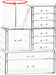 Clear Makeup Organizer with 9 Drawers, 3 Tier Stackable Makeup Storage Organizer with Rotating Brush Holder, Acrylic Cou