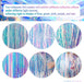 Iridescent Party Streamers Backdrop -  Neon Transparent Holographic Tinsel Foil Fringe Curtain for Mermaid/Frozen/Sea/Euphoria/ERAS Party Theme Decorations 3.2ft x 6.5ft 2 PCS