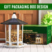 2 Pack Solar Bird Feeders for Outdoors Hanging, Assembly Required, 1-Min Easy Setup, Wild Seed Feeders for Cardinals Chi