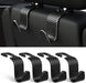 4-Pack Car Headrest Hooks Holds 55lbs Seat Storage Organizer for Bags