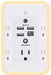 Outlet Extender with Night Light, Multi Plug Wall Outlet, Surge Protector