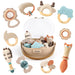 Baby Rattles & Teethers Set, Baby Toys 0-6 Months, Teething Toys 3-6 Months