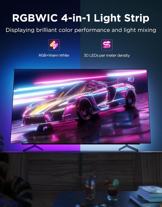 Govee TV LED Backlight 2, 14.4ft Cuttable TV Lights for 32-70 Inch TVs