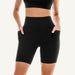 2 Pack Womens Biker Shorts with Pockets 6"
