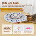 Cat Toys Chargeable, 3in1 Hide and Seek for Kittens, Interactive Automatic Play, Fluttering Butterfly, Moving Wand Feather, Indoor Kitty Exercise 22.8 Inch Cover for All Breeds