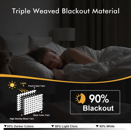 Blackout Curtains for Bedroom 2 Panels 40 x 63 Inch Long Pink