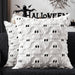 Halloween Pillow Covers 18x18 inch 2Pcs White Ghost Halloween Decor
