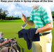 3 Pack 16" X 16" Golf Towels for Golf Bags,3 Stain-Resistant Colors