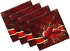 Pfrewn Christmas Snowflake Red Cloth Napkins Set of 6 Xmas Snowman Winter Dinner Napkins Solid Washable Reusable Polyester Table Napkins Oversized 20"X20" with Hemmed Edges for Home Weeding Decoration