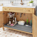Under Sink Mat 34" x 22" Waterproof Silicone Cabinet Kitchen Liner