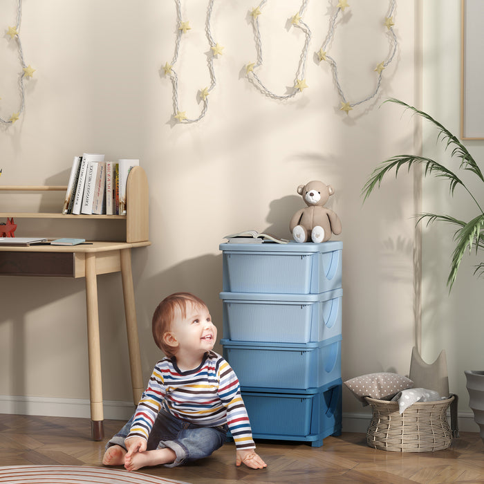 Four-Tier Children’s Drawer Tower