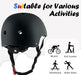 Kids Bike Helmet, Adjustable and Multi-Sport, from Toddler to Youth, 3 Sizes