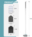Shower Scrubber with Long Handle, 3 in 1 Tile Tub Scrubber Brush with 3 Detachable Cleaning Heads Adjustable Handle Show