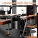 Anti-Spill Large Desk Cup Holder Clamp, Metal Table Cup Holder(Black)