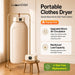 Portable Clothes Dryer【Safe Quiet Fast & 1-Year Free Replacement】Upgraded Mini Dryer with Adjustable Timer, Drying Machine for Apartment, RV, Travel, Dorm(Khaki)