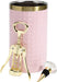 Wine Bottle Chiller Set, Insulated Double Wall Chiller, Gold Winged Corkscrew Wine Bottle Opener, Diamond Wine Stopper, 3-Piece Set, Pink