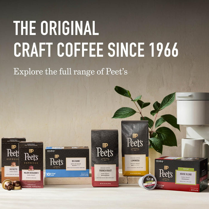 Peet's Coffee Coffee Pods, Dark Roast, Major Dickason's Blend, 75 K Cups