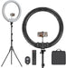 21 inch Ring Light with Stand Outer 55W 5600k Dimmable LED Light, Tripod Stand,and Phone Holder，Remote Controller,Carrying Bag ，CRI 97+ 2540lux, for Streaming Home Office Zoom Call Lighting