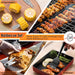 BBQ Grilling Accessories Set, 34Pcs Heavy Duty Grill Tools, Brown