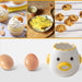 Egg Yolk Separator, HQ Creative Ceramics Cute Little Chicken Egg Yolk White, Funny Style Simple Automatic Separation Baking Assistant Tool (Upgrade Yellow Chick)