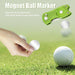 Golf Divot Repair Tool, All Metal Foldable Divot Tool with Pop-up Button & Magnetic Ball Marker, 2-6 Pack