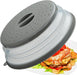 Microwave Splatter Cover Vented for Food, Splatter Guard & Colander Kitchen Gadget for Fruit Vegetables Microwave Plate 