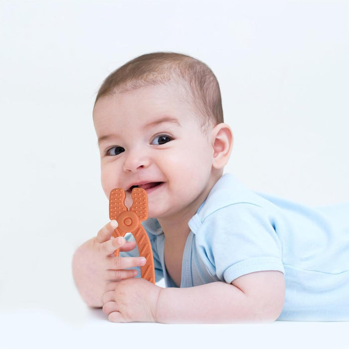 Baby Teether Toy Silicone Teething Toys for 0-12 Months Tool Shape