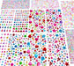 3228pcs Gems Stickers, Self Adhesive Rhinestone Jewel Gems