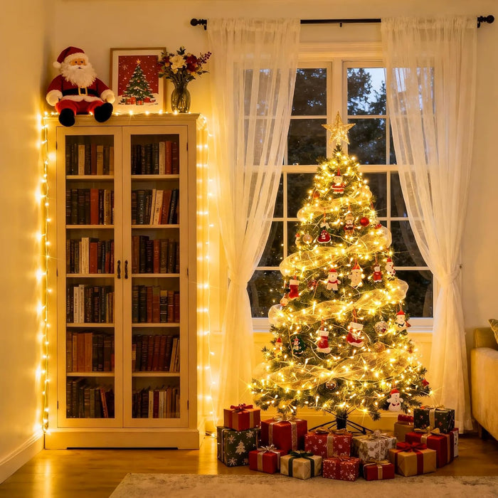 100 LED String Lights Indoor Bedroom Warm White Christmas Lights