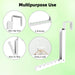 Over The Door Hanger Folding Clothes Drying Rack, Folding Hanging Coat Rack for Indoor Laundry Room Compact Small Space 