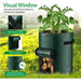 Six-Pack 10-Gallon Vegetable Grow Bags