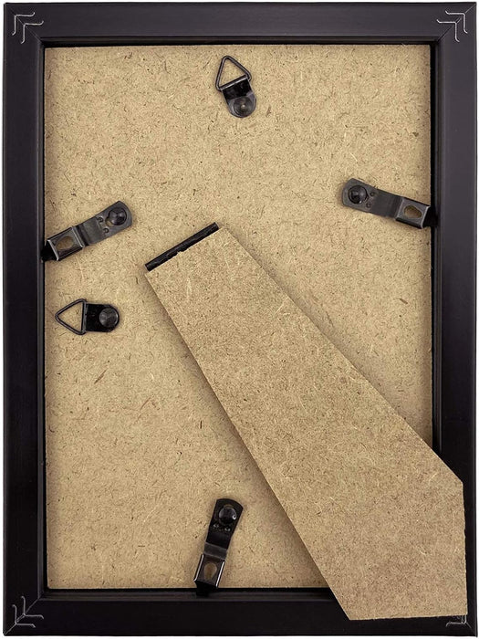 12-Pack 3.5 × 5 in Black Picture Frames